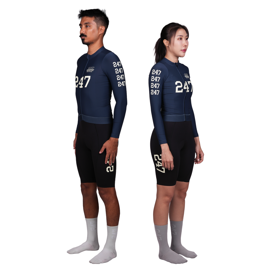 247 TECH LS JERSEY MIDNIGHT BLUE - – 247KNOWMESOON